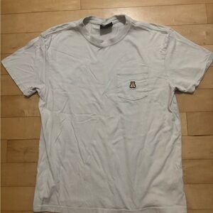 Teddy Fresh Unisex Classic White Tee with Bear Patch